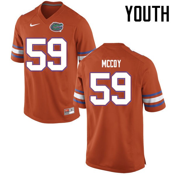 Florida Gators Youth #59 T.J. McCoy College Football Jersey Orange